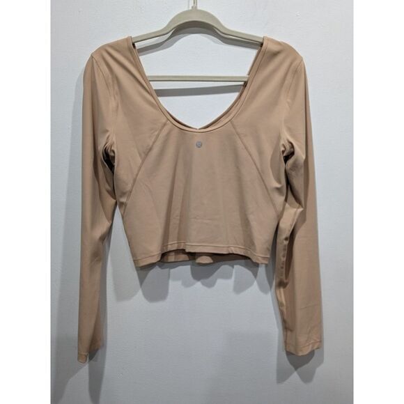 New! Lululemon Align Long Sleeve Crop, Size 10 - Picture 5 of 6